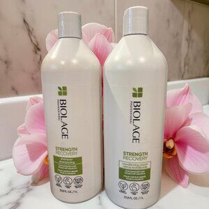 Biolage Strength Recovery Shampoo Conditioner 33.8 oz